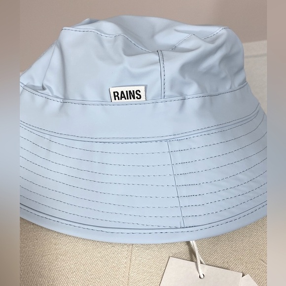 Rains Bucket Hat Sky Blue size XS-M - Picture 8 of 10